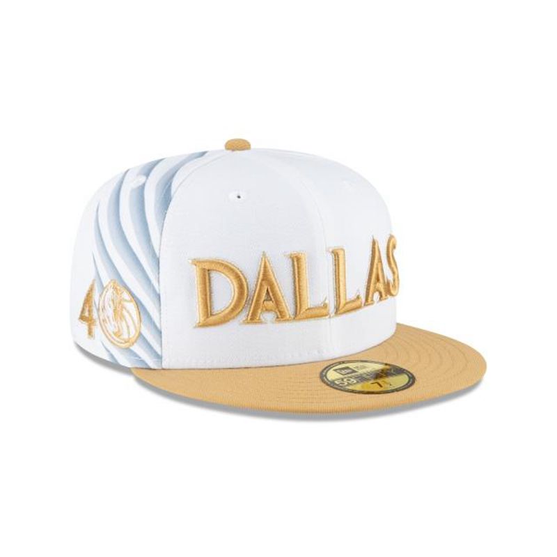 NBA Dallas Mavericks City Edition 59Fifty Fitted (KUF4308) - Blue New Era Caps